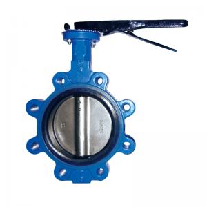 Rubber Lined Wafer Butterfly Valve